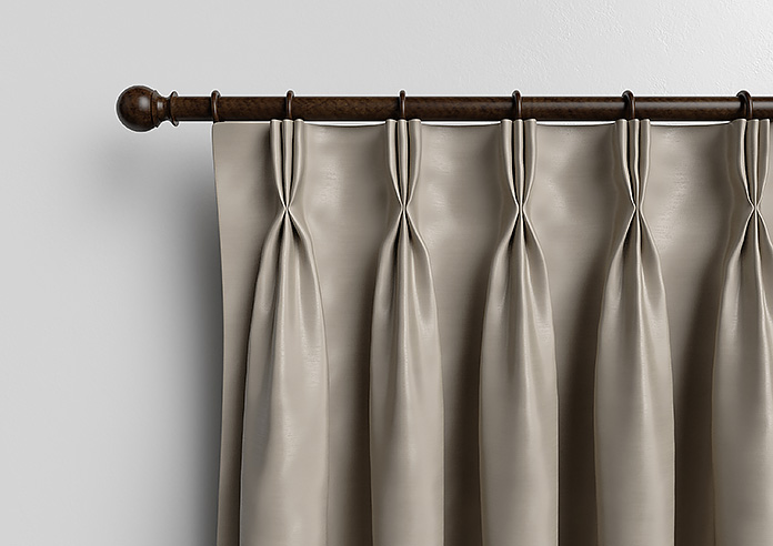 Akoya Faux Silk, Lustre Tarnished Grey - Made to Measure Curtain - Image 12